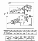 Electric Starter And Chart Diagram and Parts List for 400707-0112-01  Briggs and Stratton Engine